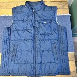 Brooks Brothers Navy Quilted Puffer Vest